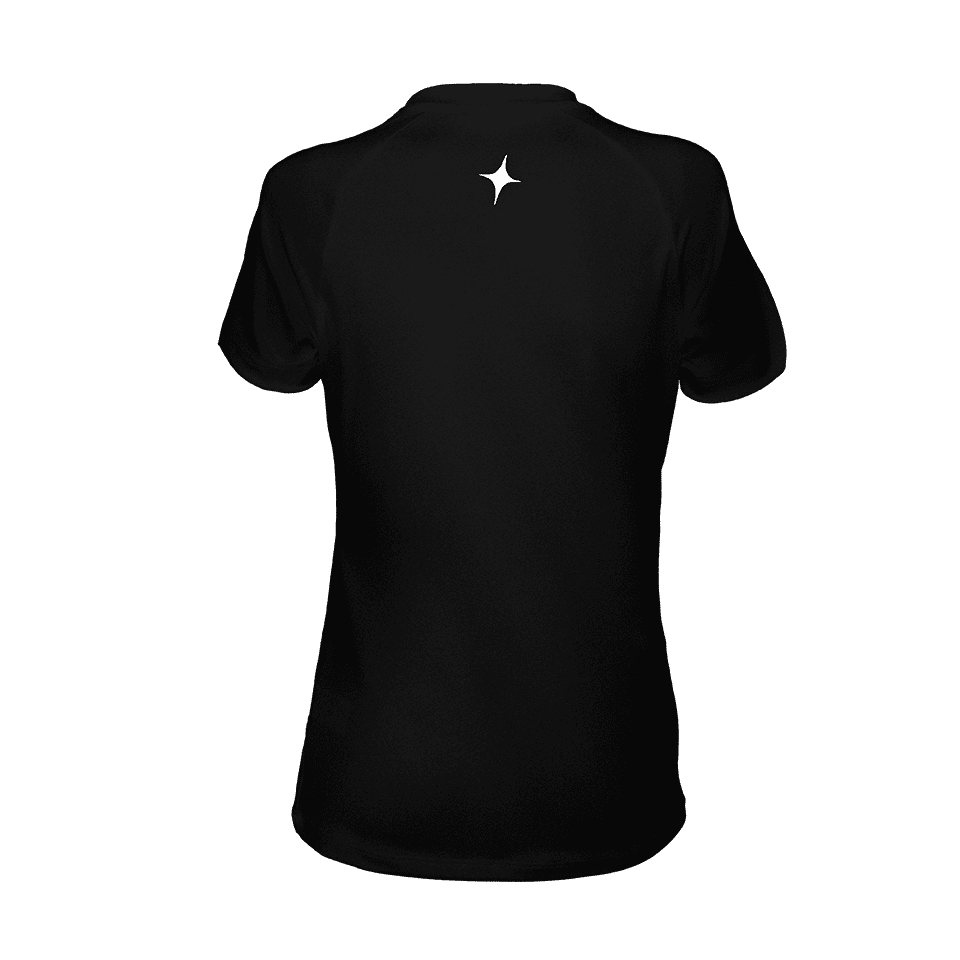 Camiseta negra pádel mujer