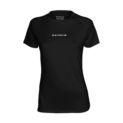 Camiseta negra pádel mujer