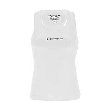 Tanktop blanco pádel mujer